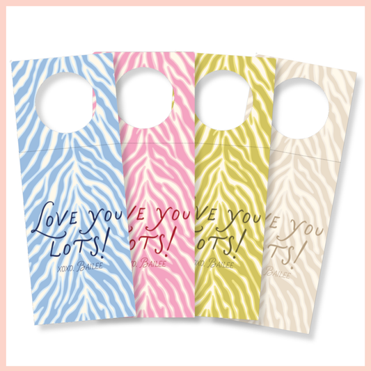 “Love you lots!” Wine Bottle Gift Tag