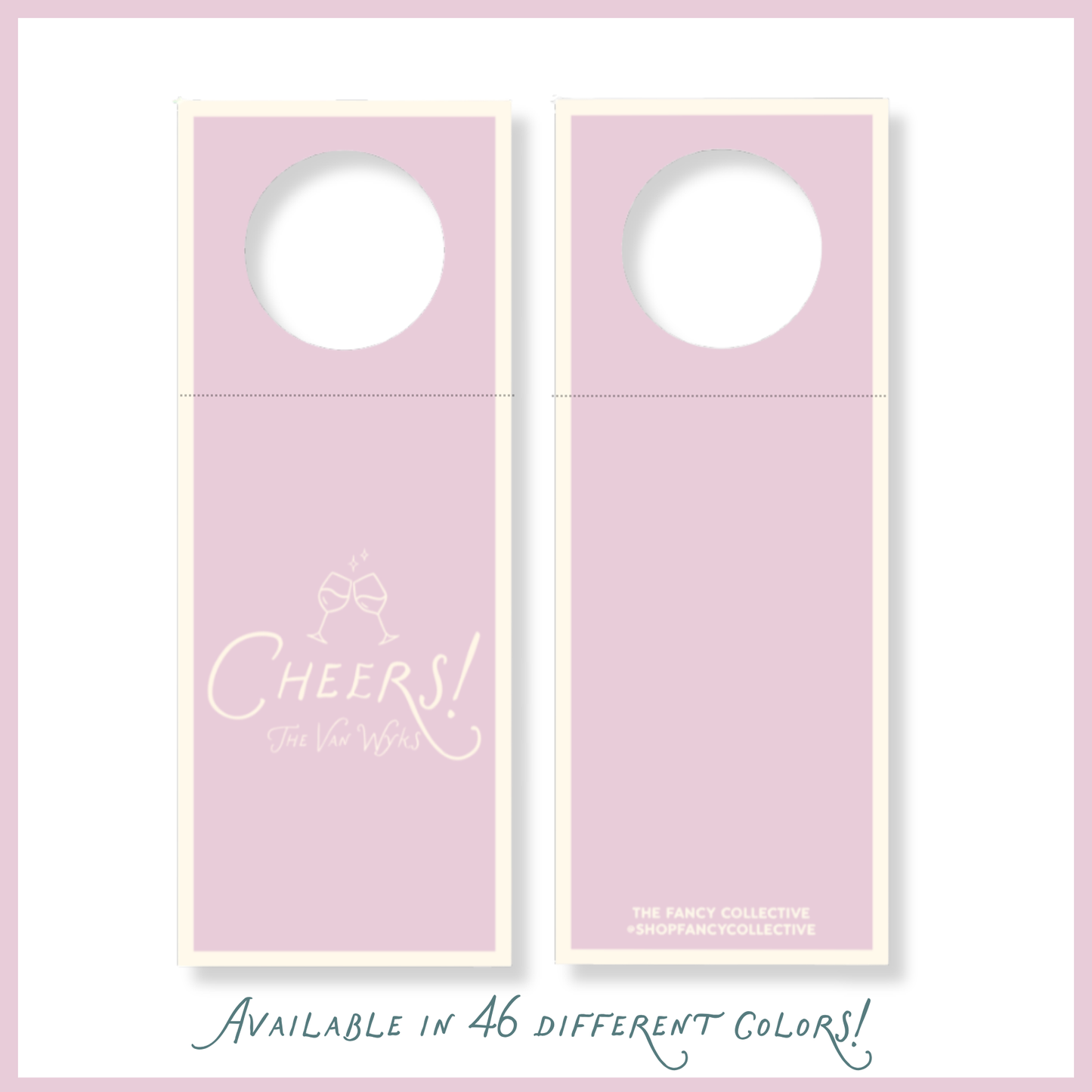 “Cheers!” Wine Bottle Gift Tag