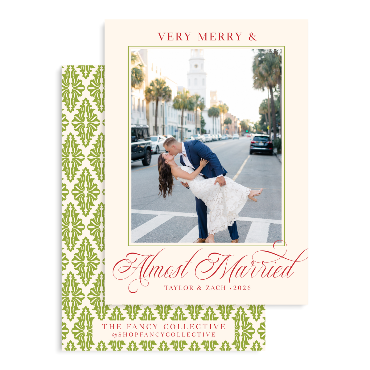 Very Merry & Almost Married Holiday Cards