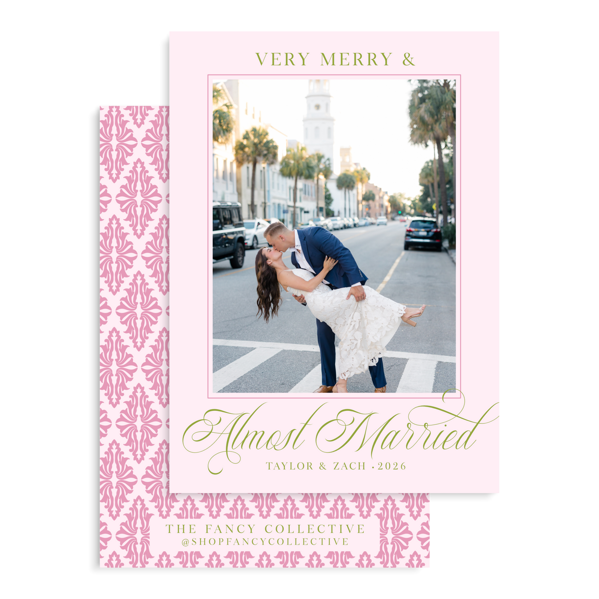 Very Merry & Almost Married Holiday Cards