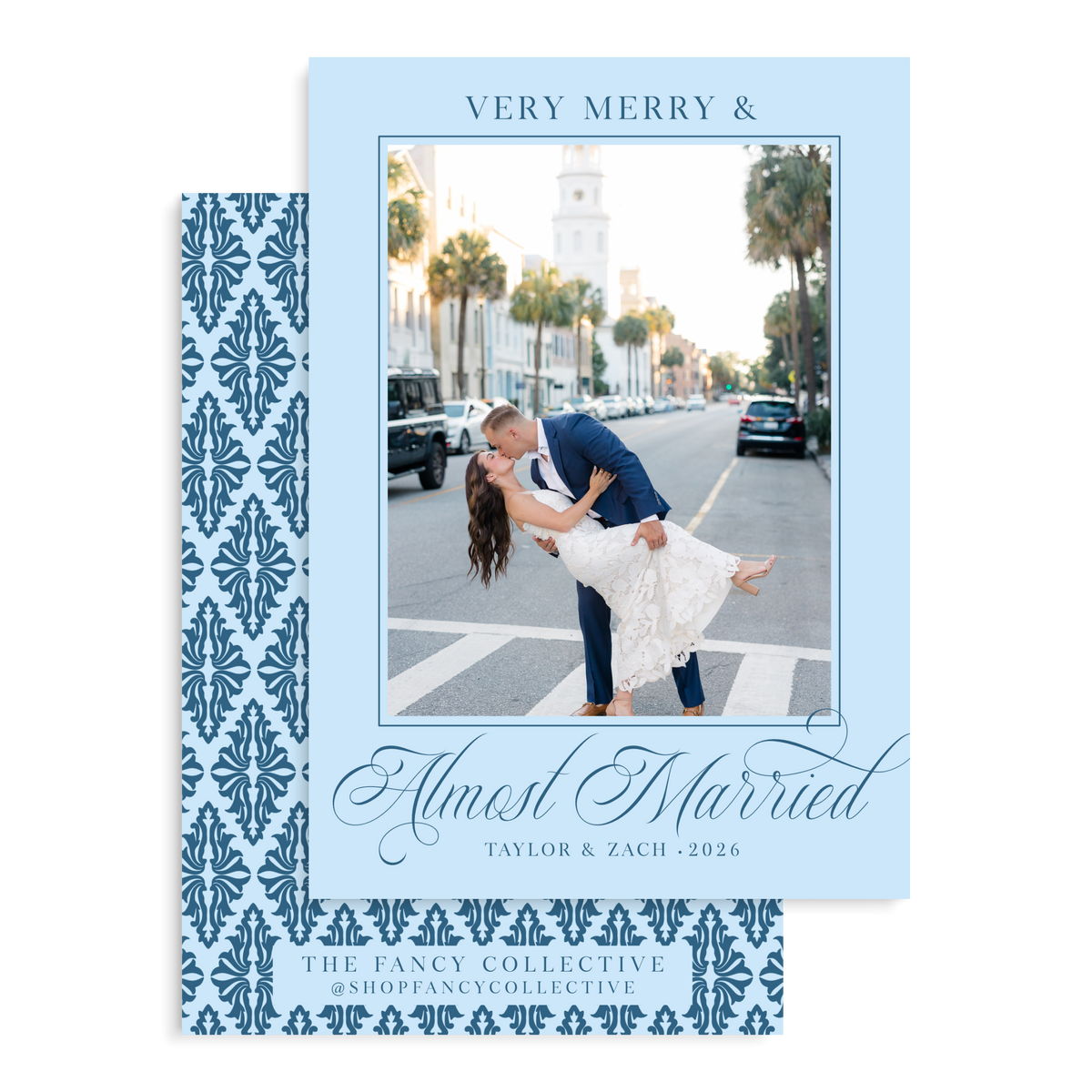 Very Merry & Almost Married Holiday Cards