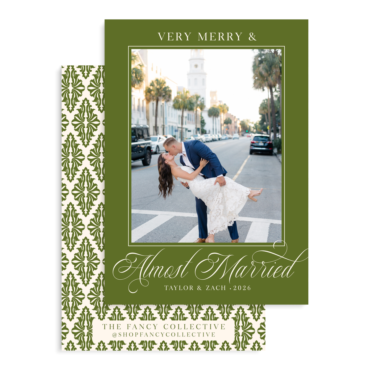 Very Merry & Almost Married Holiday Cards