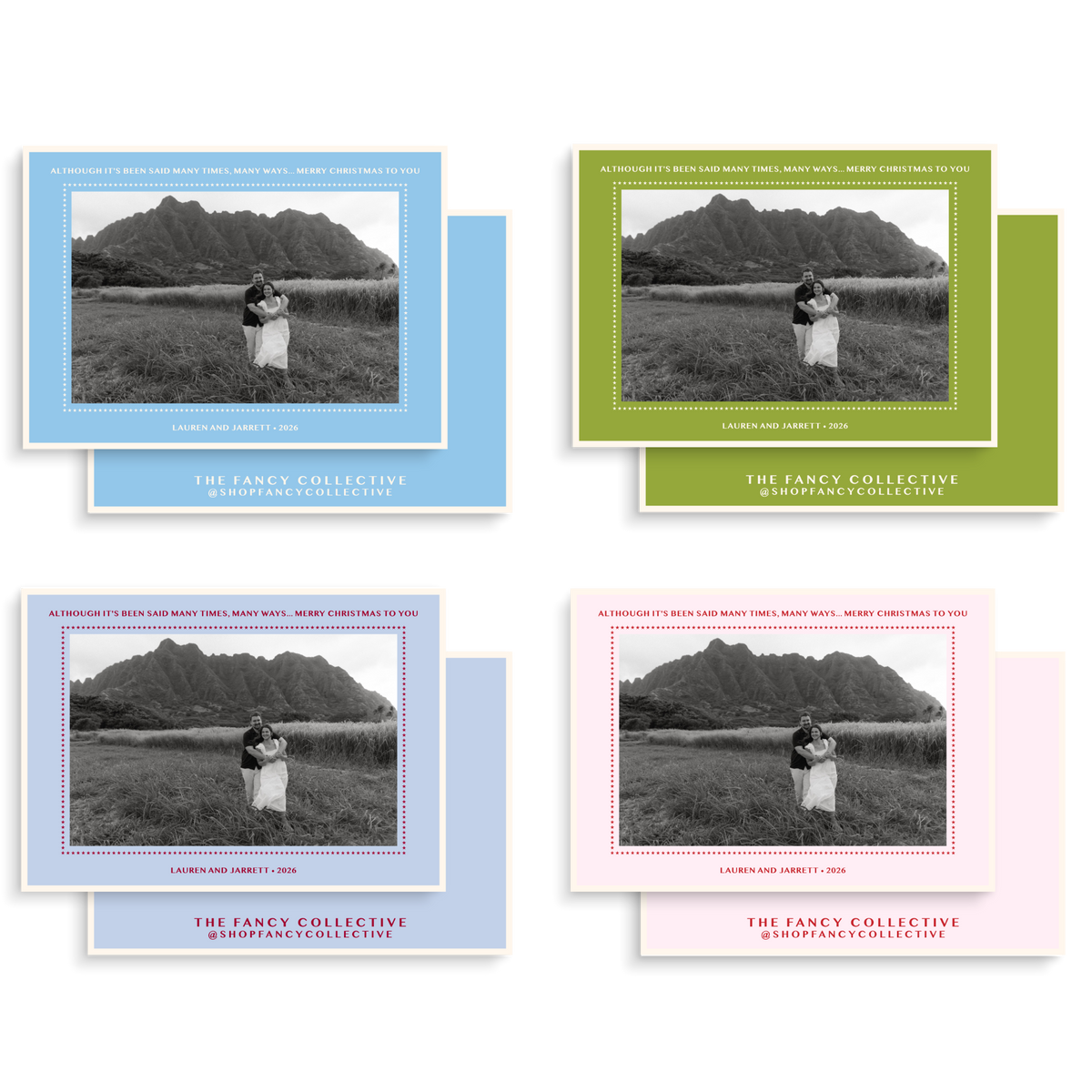 Many Ways Merry Holiday Cards