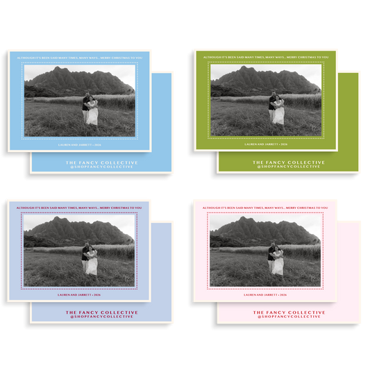 Many Ways Merry Holiday Cards