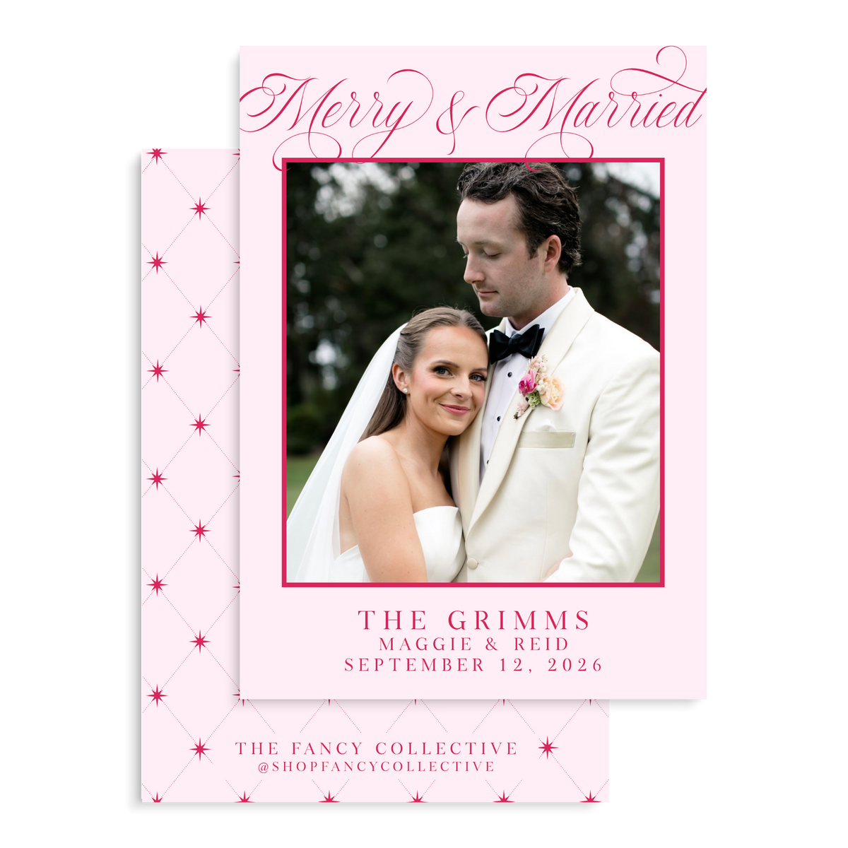Merry and Married Holiday Cards